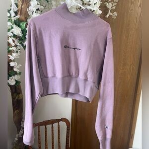 Vintage Cropped Champion Sweater